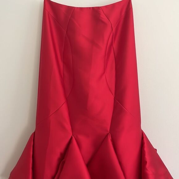 Rachel Allan Sleeveless Ruffle Gown Evening Dress - Picture 2 of 8